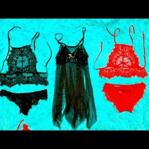 Lot of 19 sexy lingerie pieces. Size s-m